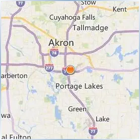 Akron Institute of Herzing University Location Map Akron Institute of Herzing University Location Map