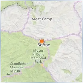 Appalachian State University Location Map Appalachian State University Location Map