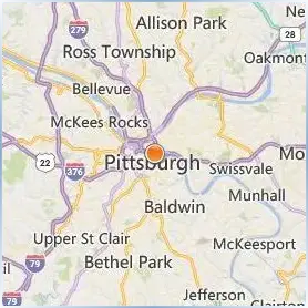 Duquesne University Location Map Duquesne University Location Map
