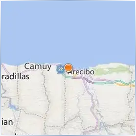 ICPR Junior College Arecibo Location Map