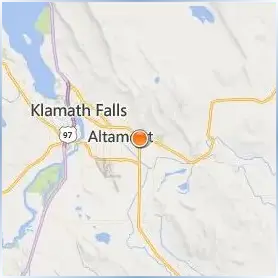 Klamath Community College Location Map Klamath Community College Location Map