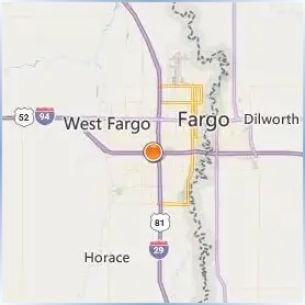 Rasmussen University North Dakota Location Map