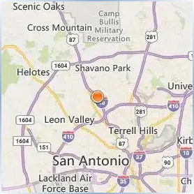The Art Institute of San Antonio Location Map