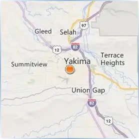 Yakima Valley College Location Map