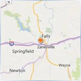 Zane State College Location Map Zane State College Location Map